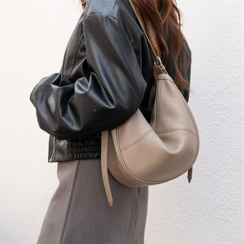BURMINSA Soft Genuine Leather  - Leather Work Bag ulasan dan harga