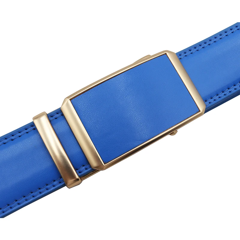 Men Genuine Leather Belt Busin - Leather Work Jeans ulasan dan harga