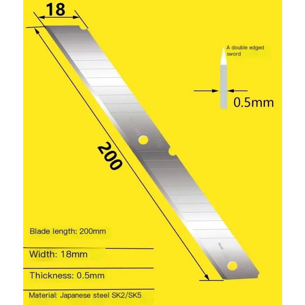 200mm Extended Manual Leather  - Skiver Leather Thin ulasan dan harga