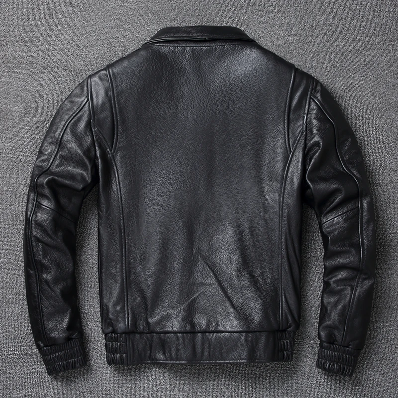 2024 New Plus Size 8XL Men's w - Leather Work Jacket ulasan dan harga