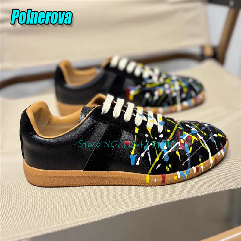 Summer Trendy Casual Sneakers  - Leather Dye Finish ulasan dan harga