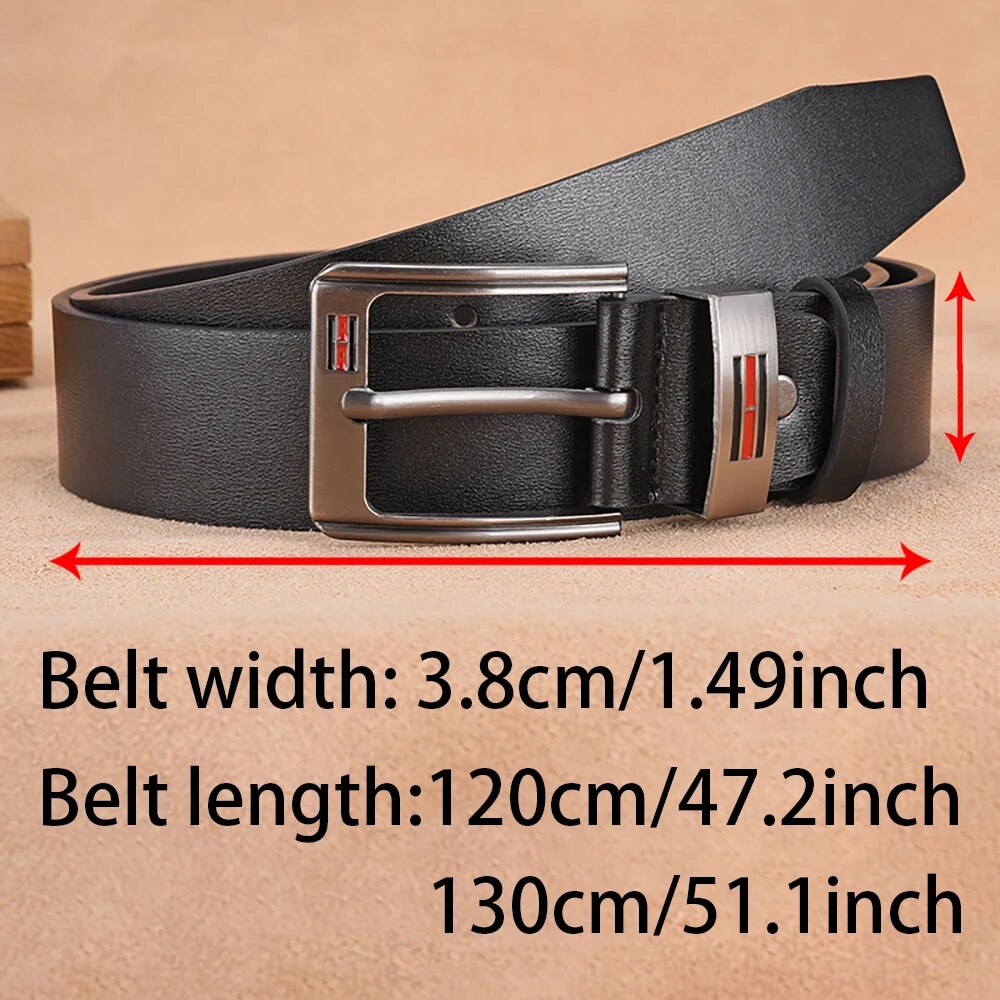 Fashion Casual Luxury Men's Me - Leather Work Jeans ulasan dan harga