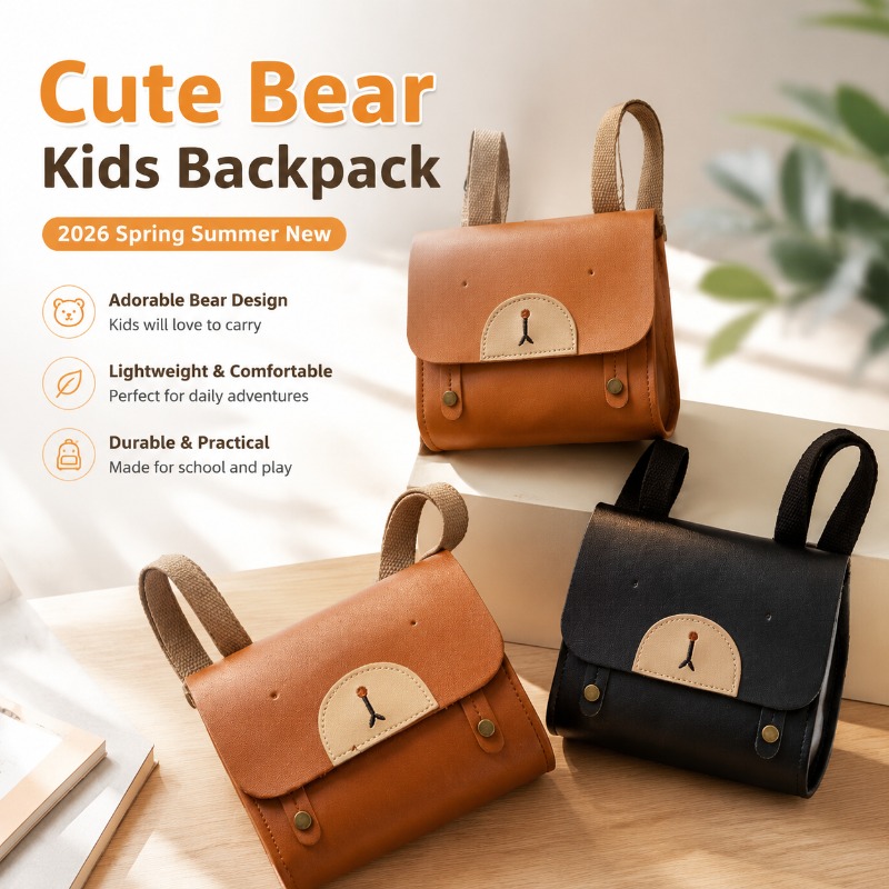 Kids Backpack 2026 Spring Summ - Leather Work Backpack ulasan dan harga