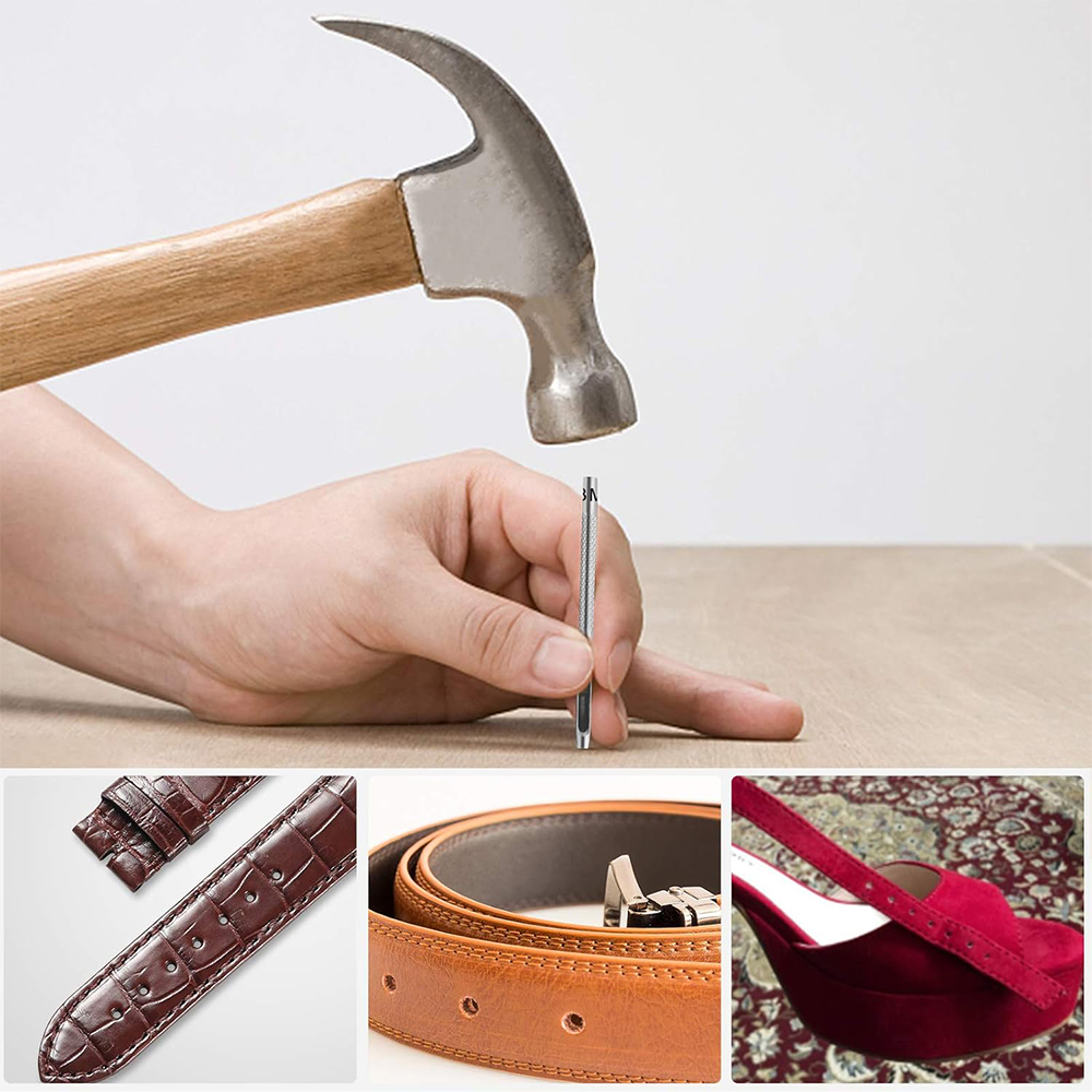 High-Quality 6pcs 1-5mm Hollow - Leatherwork Punch ulasan dan harga