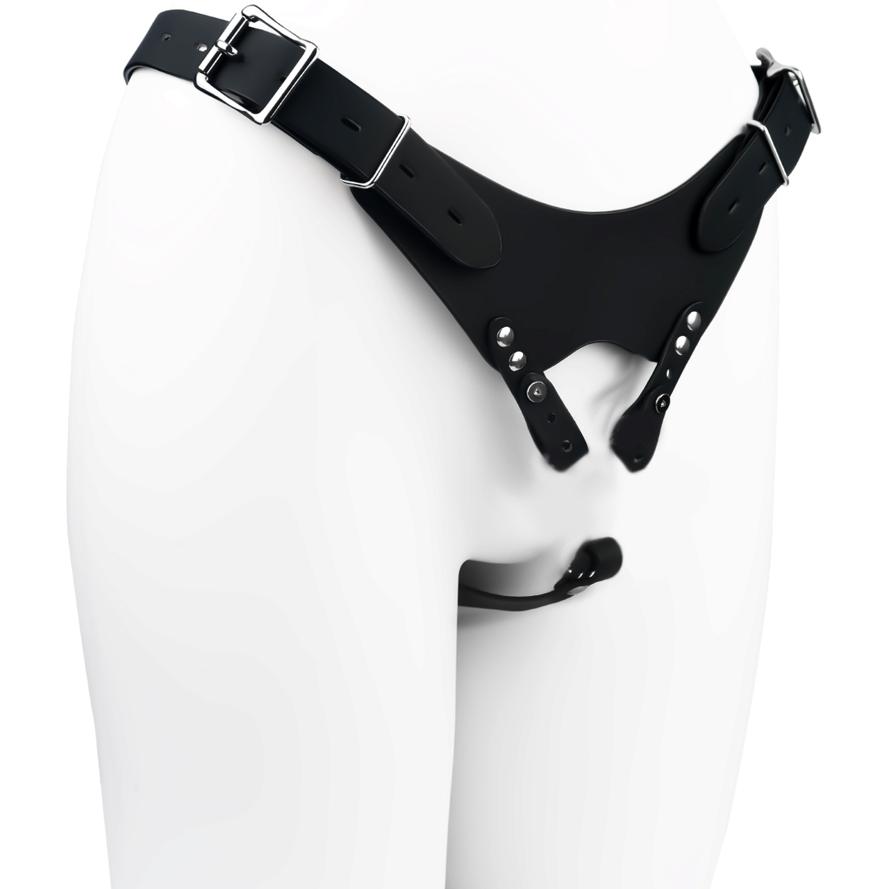 NSFU Black/Red Male Chastity B - Leatherwork Fasteners ulasan dan harga