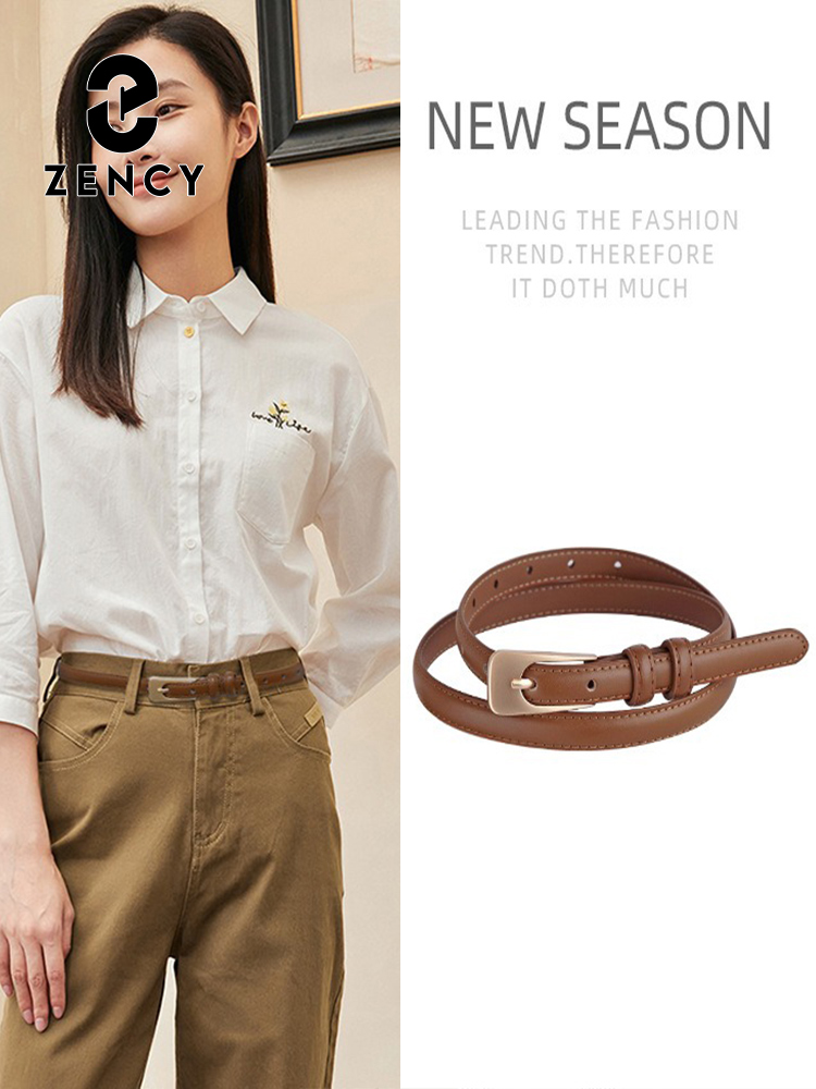 Women's Two Layer Leather Belt - Leather Work Jeans ulasan dan harga