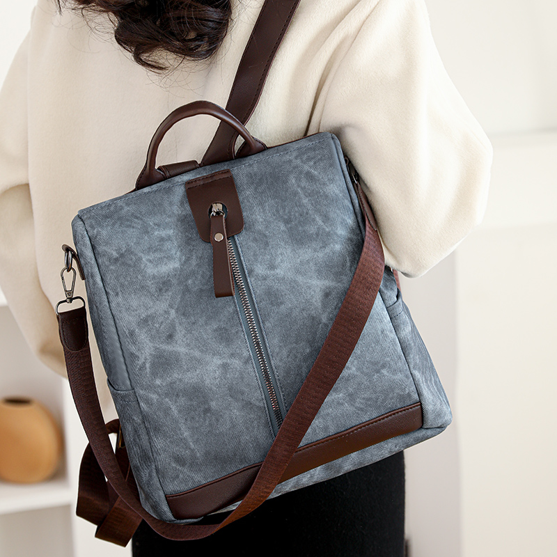 Fashion Anti-theft Backpack Fe - Leather Work Backpack ulasan dan harga