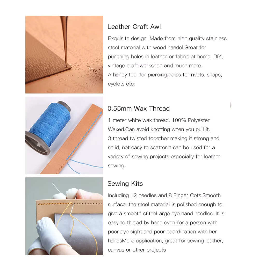 WUTA Professional Leather Craf - Leatherwork Punch ulasan dan harga