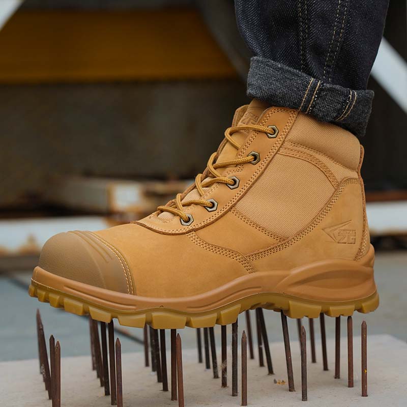 Genuine Leather Men's Boots Sa - Leather Work Flats ulasan dan harga