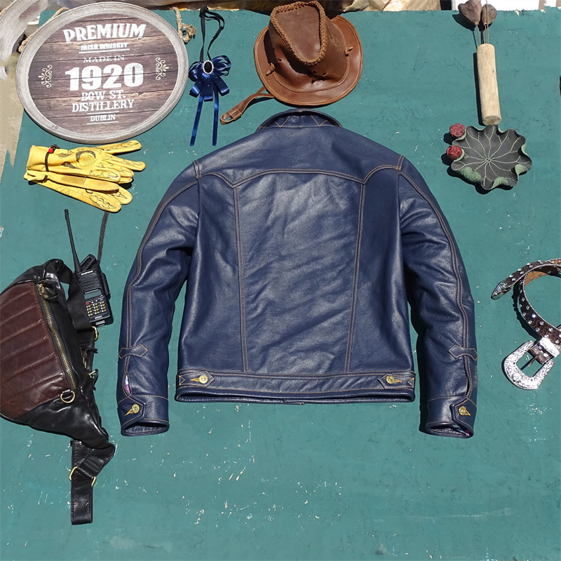  Knight Genuine Leather Jacket - Leather Work Jeans ulasan dan harga