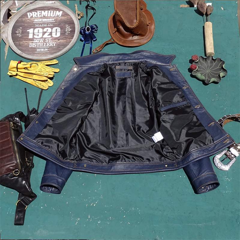  Knight Genuine Leather Jacket - Leather Work Jeans ulasan dan harga