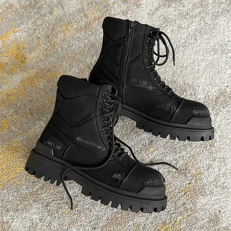 Work boots autumn/winter 2025  - Leather Work Flats ulasan dan harga