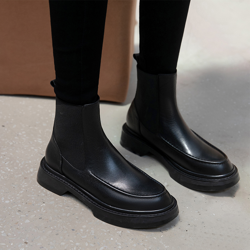 Hot Genuine Leather Women's Bo - Leather Work Flats ulasan dan harga