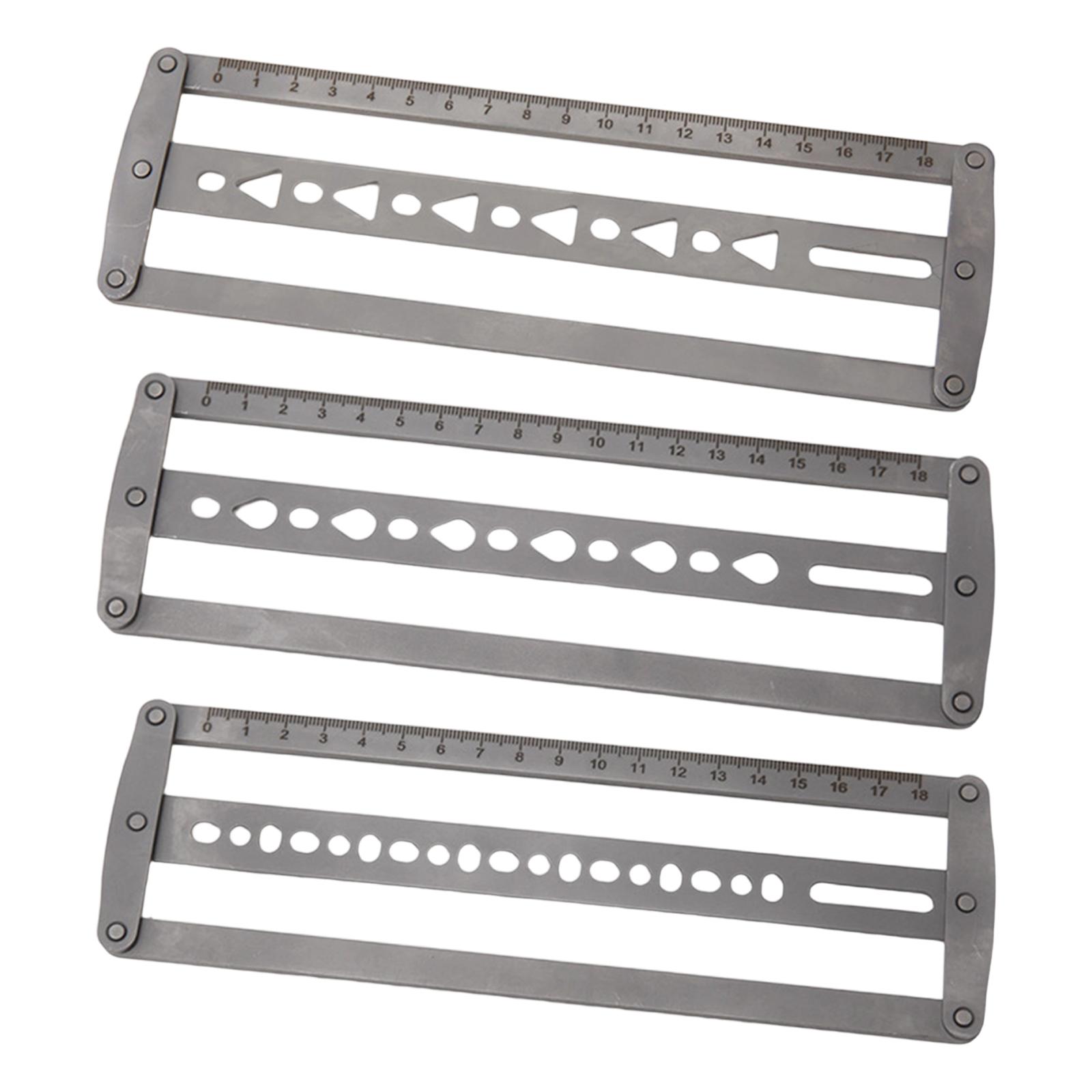 Belt Positioning Auxiliary Rul - Leatherwork Ruler ulasan dan harga