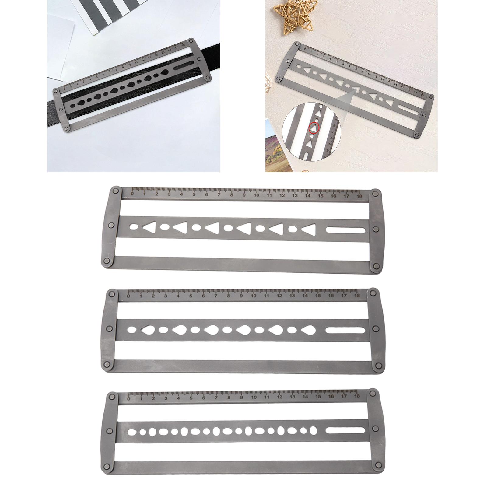 Belt Positioning Auxiliary Rul - Leatherwork Ruler ulasan dan harga