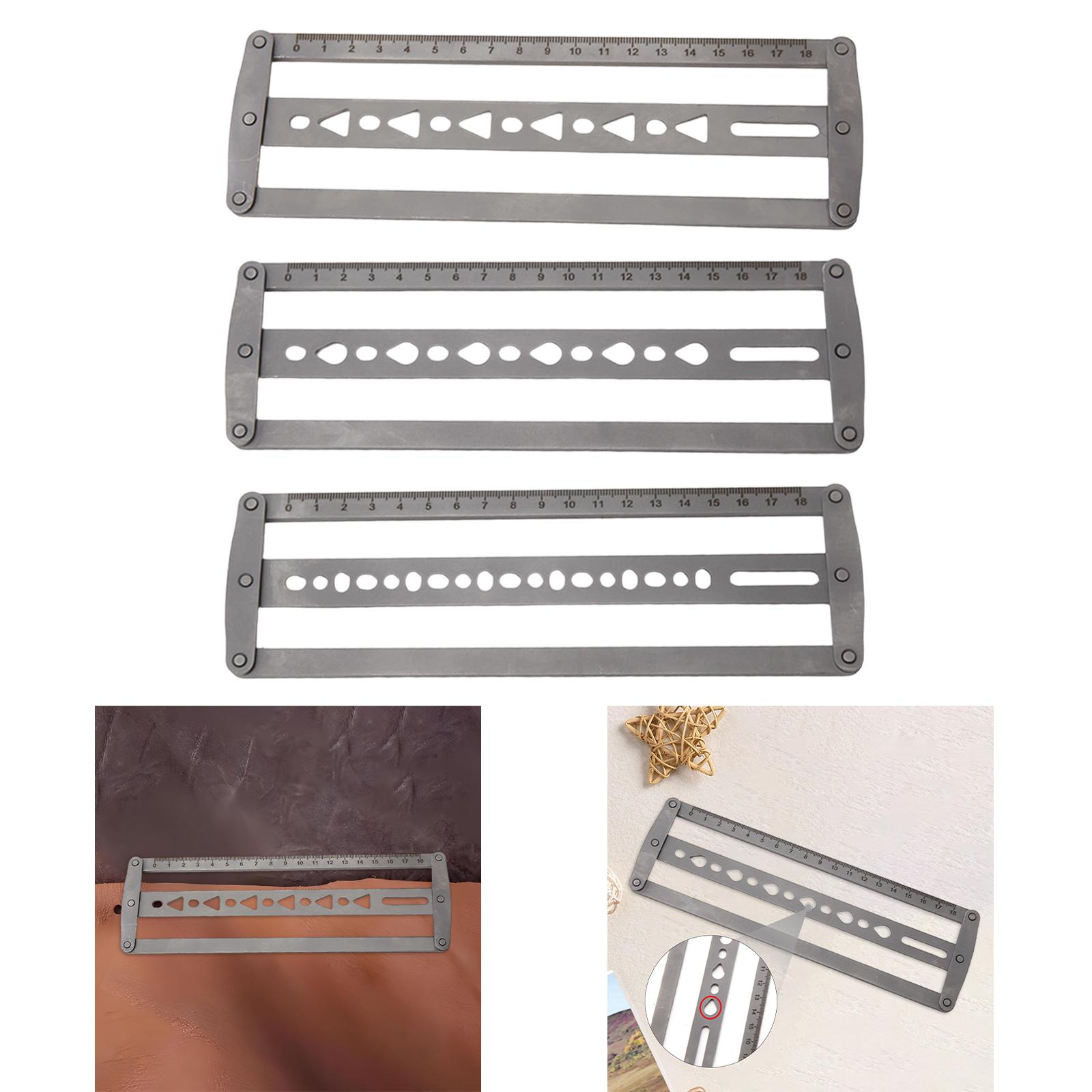 Belt Positioning Auxiliary Rul - Leatherwork Ruler ulasan dan harga