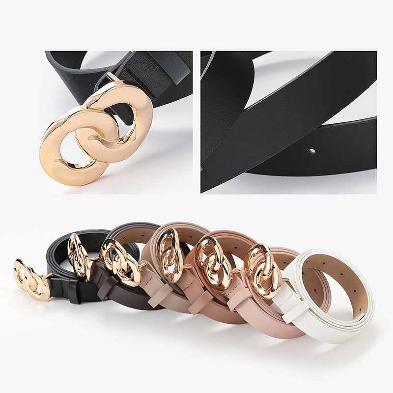 Women's Trousers Belt  High Qu - Leather Work Jeans ulasan dan harga