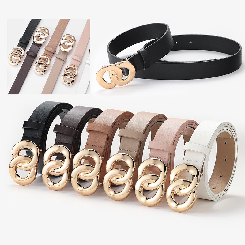 Women's Trousers Belt  High Qu - Leather Work Jeans ulasan dan harga