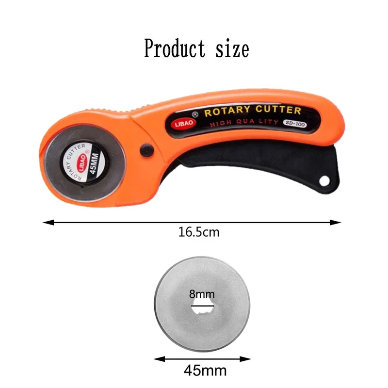45mm Rotary Cutter Kit & Cutti - Leatherwork Ruler ulasan dan harga