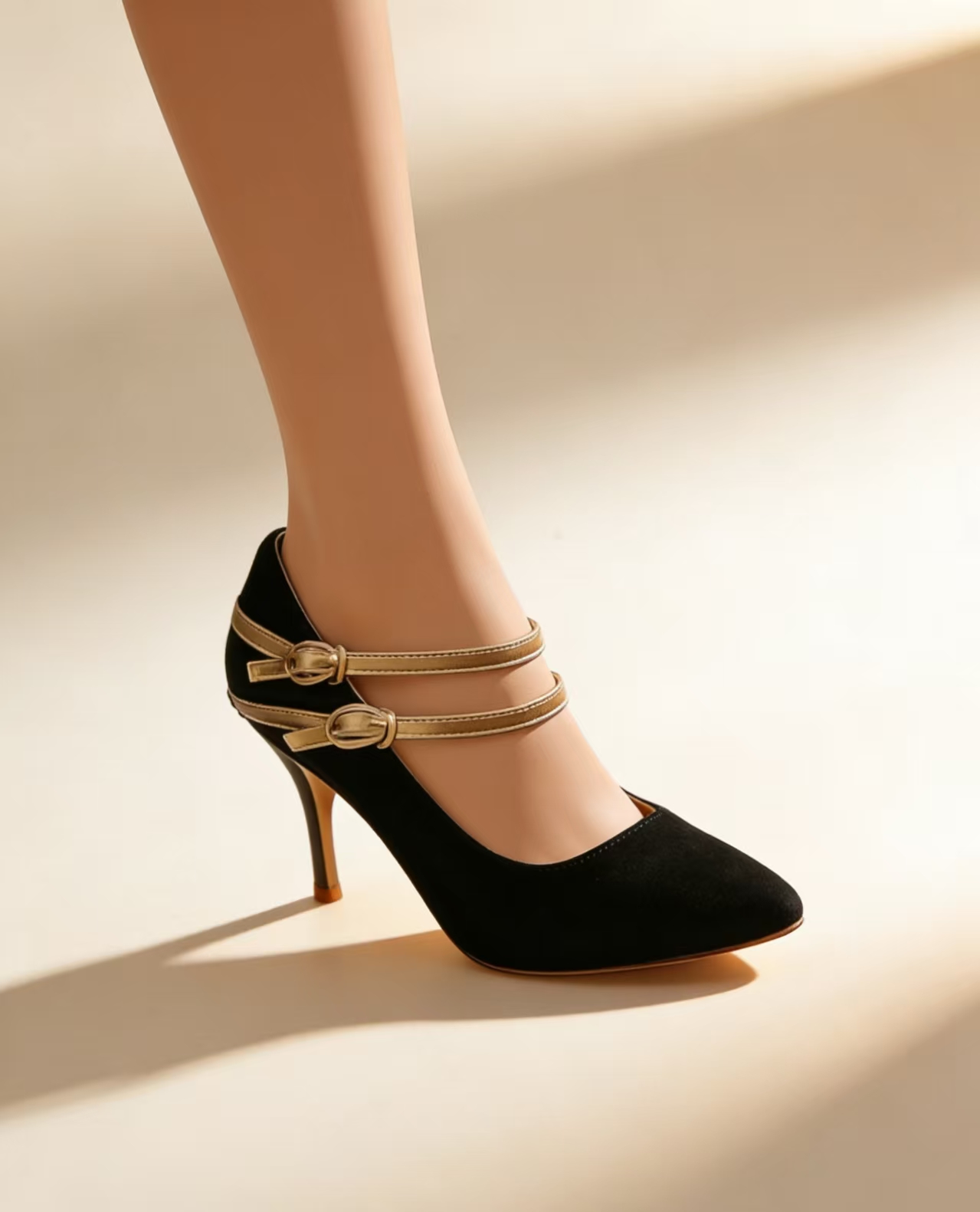 2026 New Style Pointed-Toe Sti - Leather Work Factory ulasan dan harga