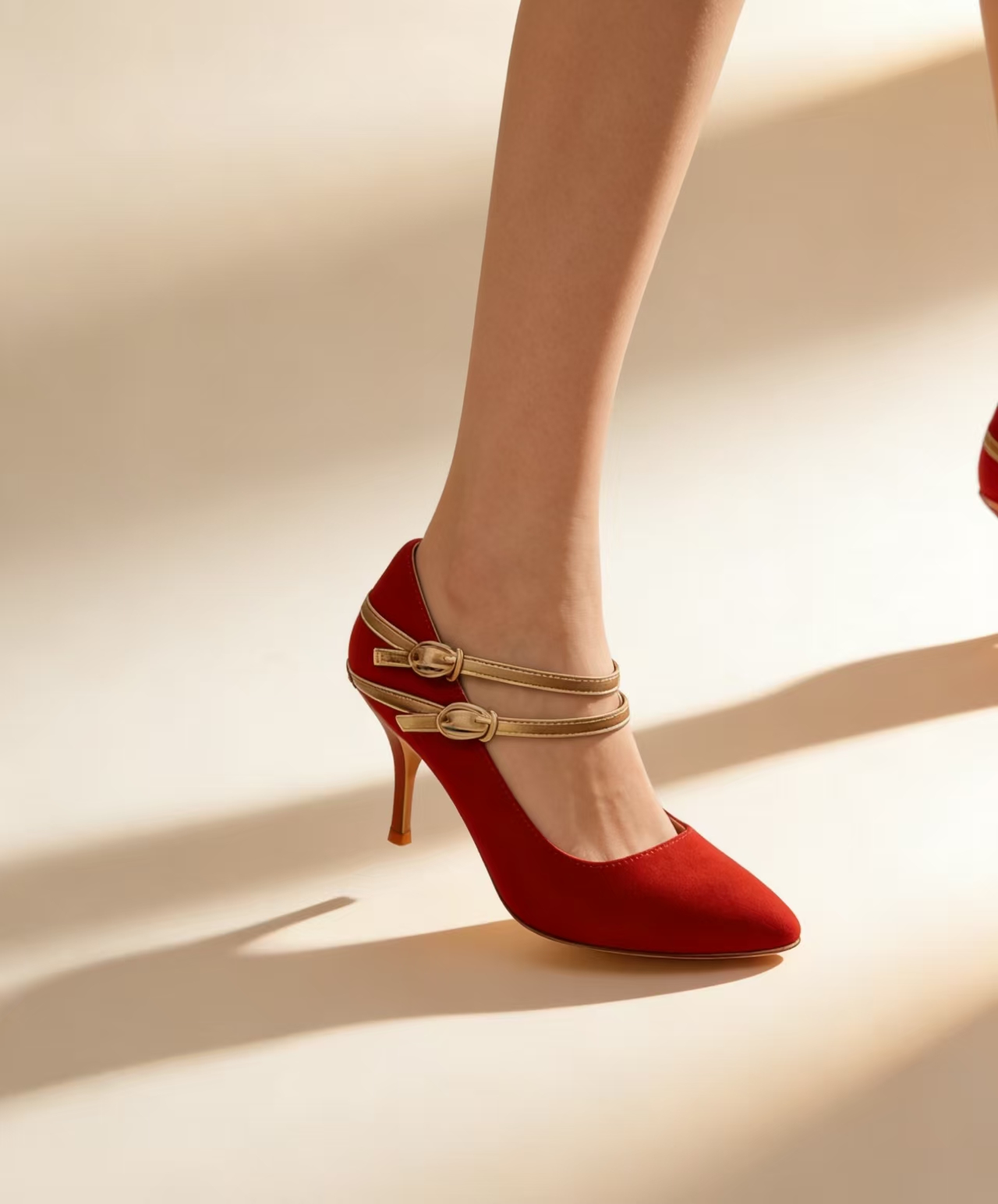 2026 New Style Pointed-Toe Sti - Leather Work Factory ulasan dan harga