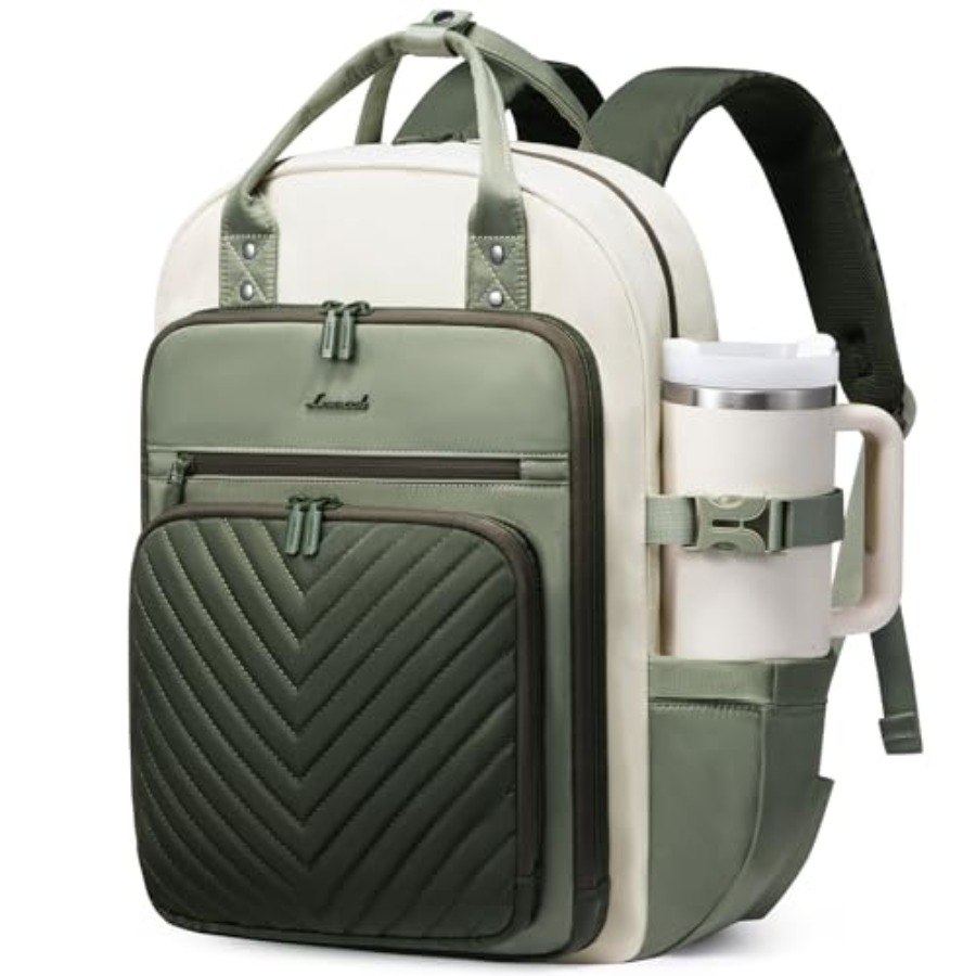 Laptop Backpack for Women, Wat - Leather Work Backpack ulasan dan harga