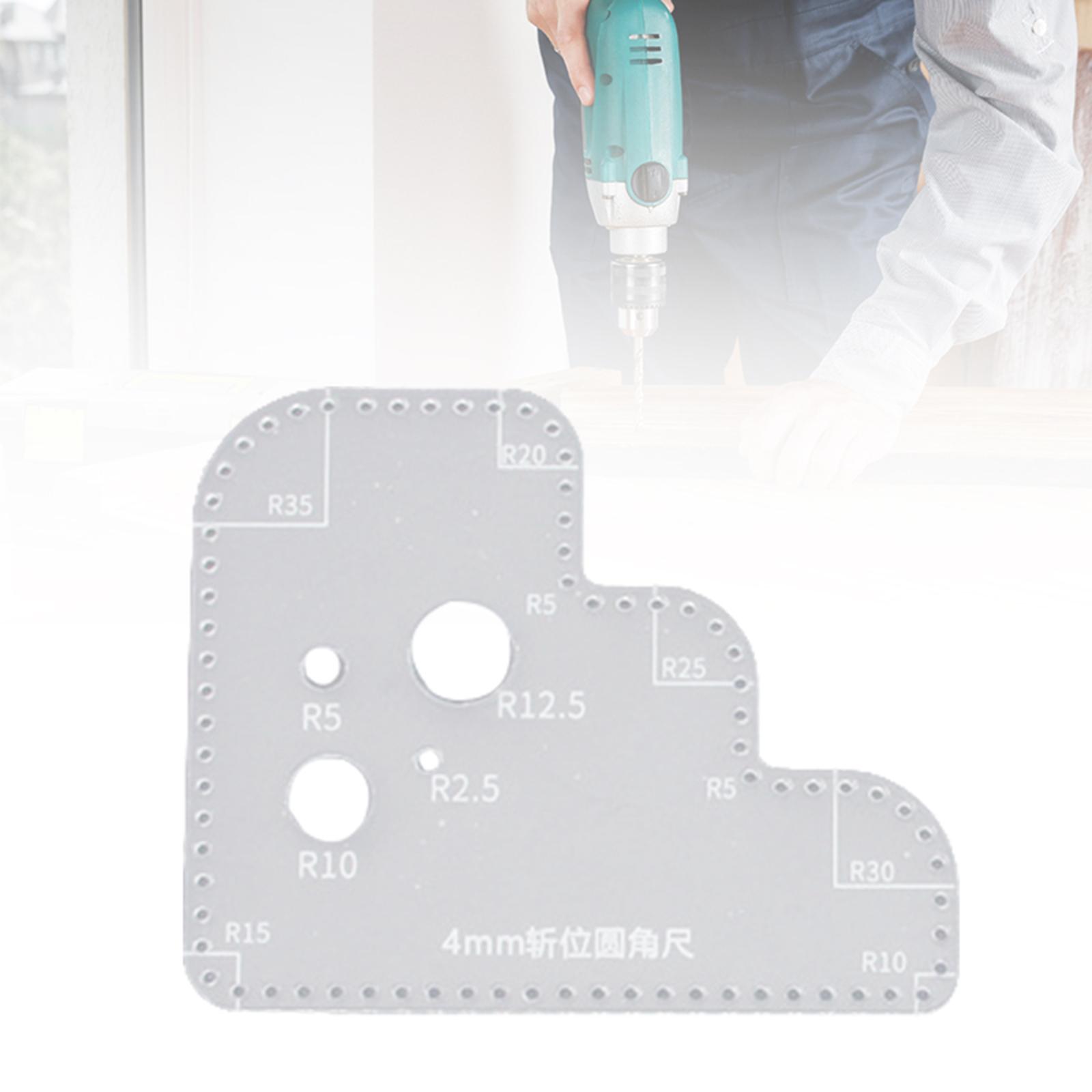 Circle Template Clear Acrylic  - Leatherwork Ruler ulasan dan harga