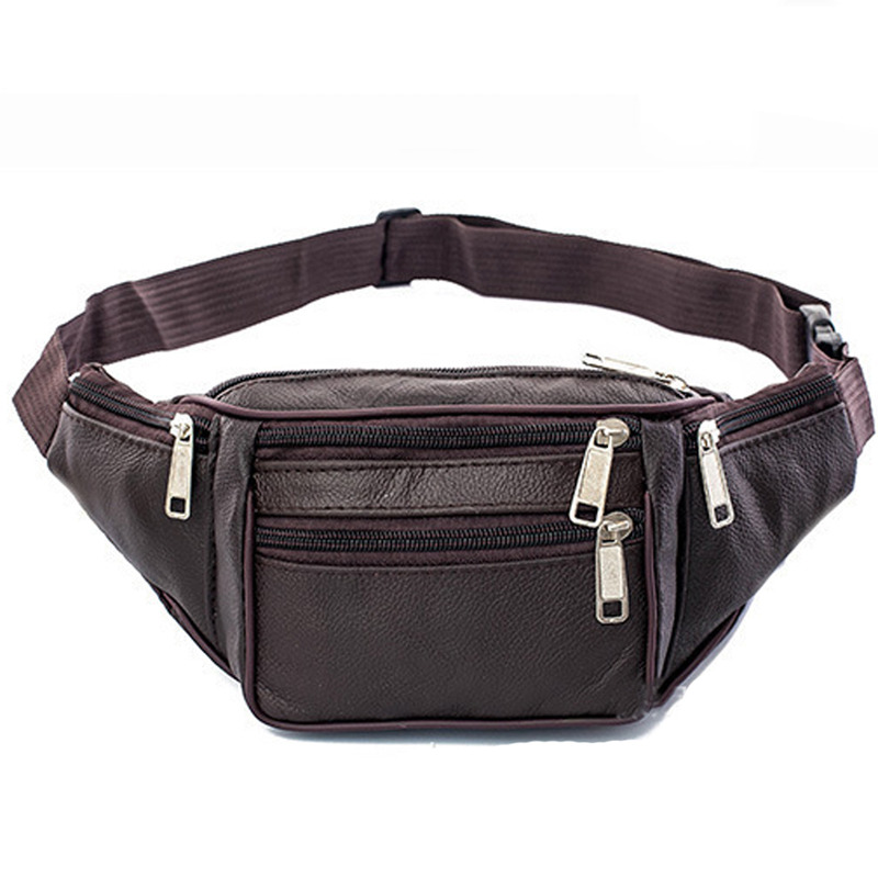 Leather Men Waist Chest Bag Th - Leatherwork Fasteners ulasan dan harga