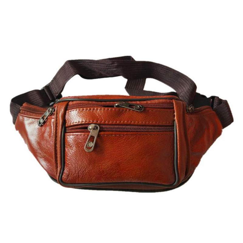 Leather Men Waist Chest Bag Th - Leatherwork Fasteners ulasan dan harga
