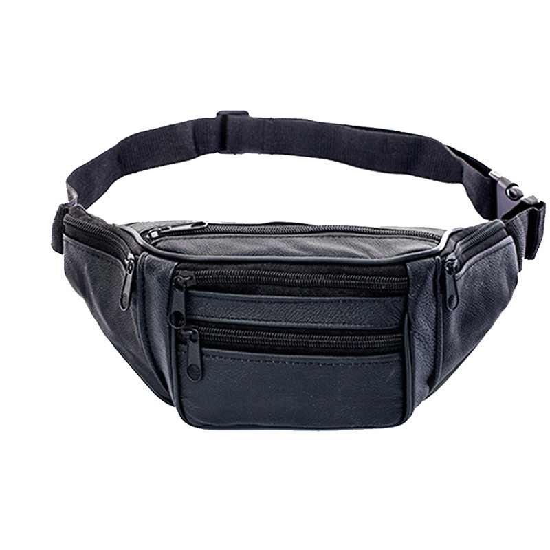 Leather Men Waist Chest Bag Th - Leatherwork Fasteners ulasan dan harga